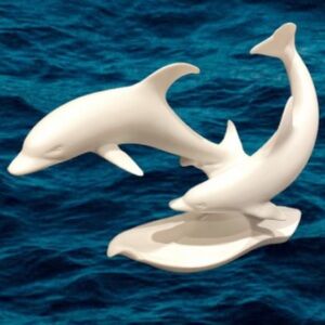 G. Bochman, Kaiser Alka & Amp Porcelain Dolphins On Wave